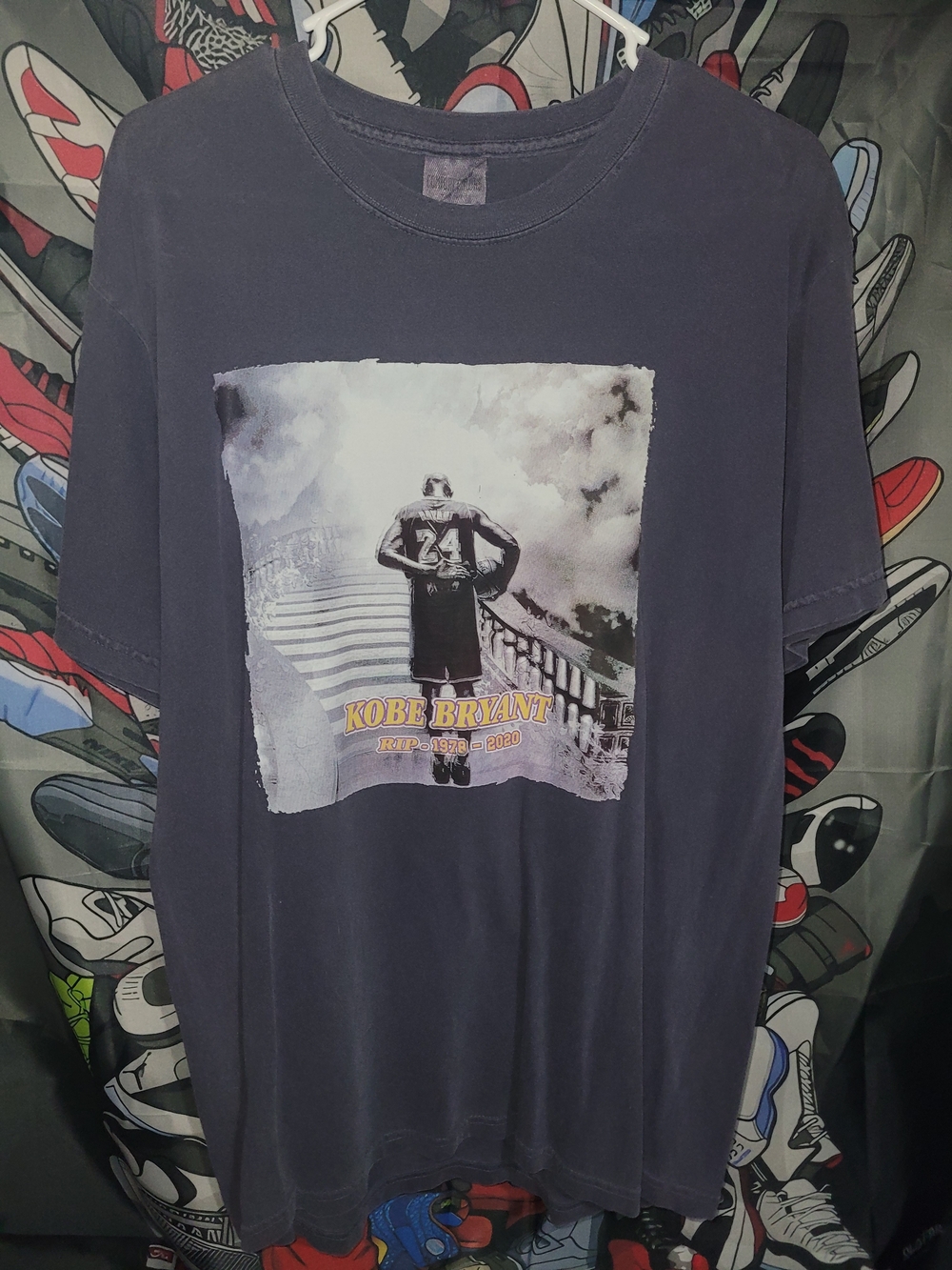 Kobe Bryant Graphic Crewneck T-Shirt - Black